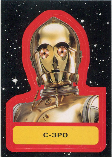 Star Wars Journey Rise Skywalker Sticker Card CS-8 C-3PO