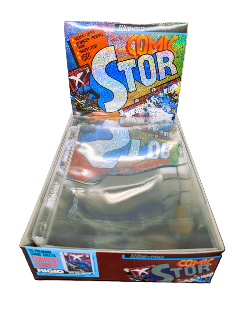 Vintage (1990's) Ultra PRO Current Rigid 3 Ring Binder Comic Book Sleeves - 50 Count Box