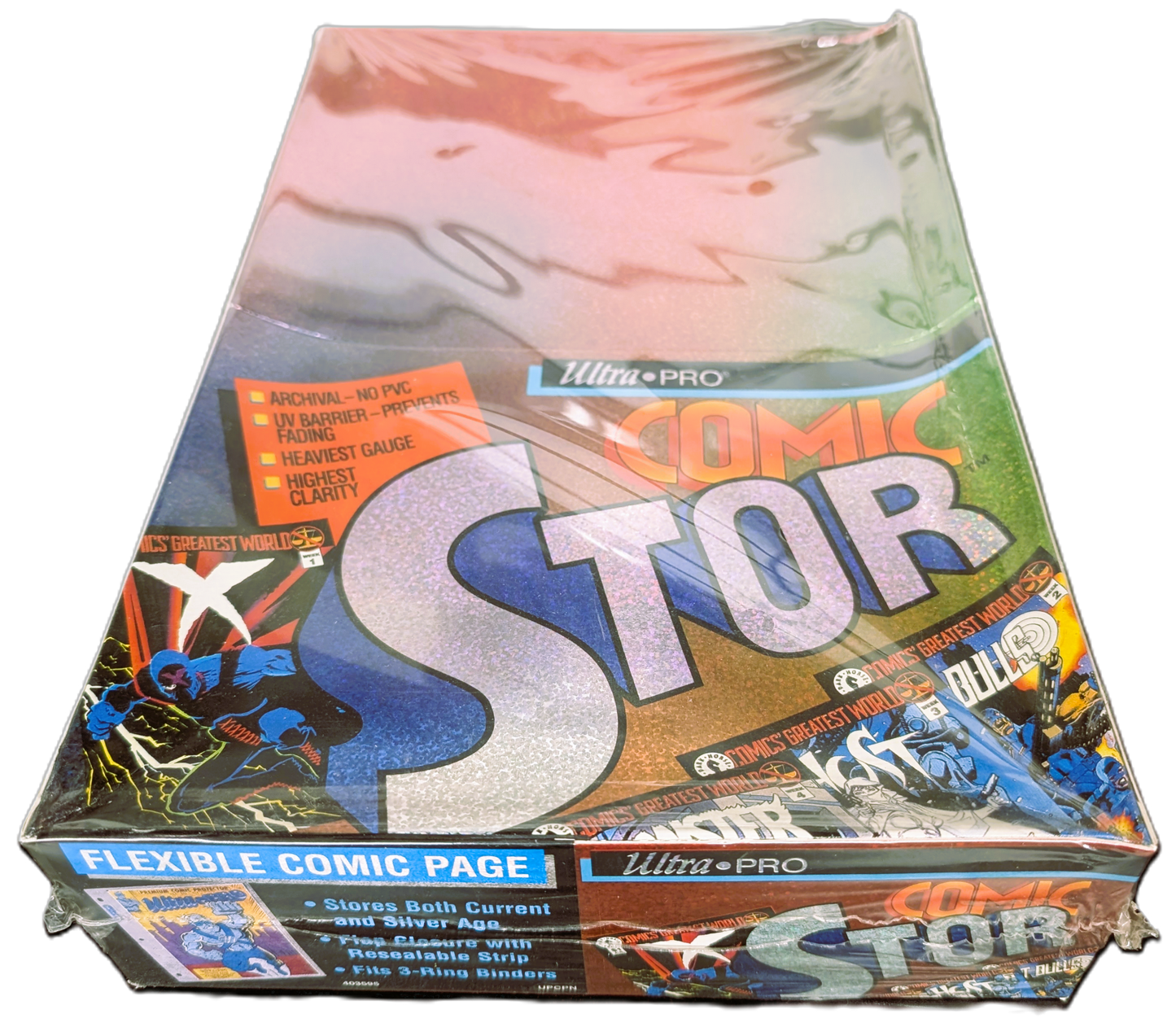Vintage (1990's) Ultra PRO Flexible 3 Ring Binder Comic Book Sleeves - 100 Count Box