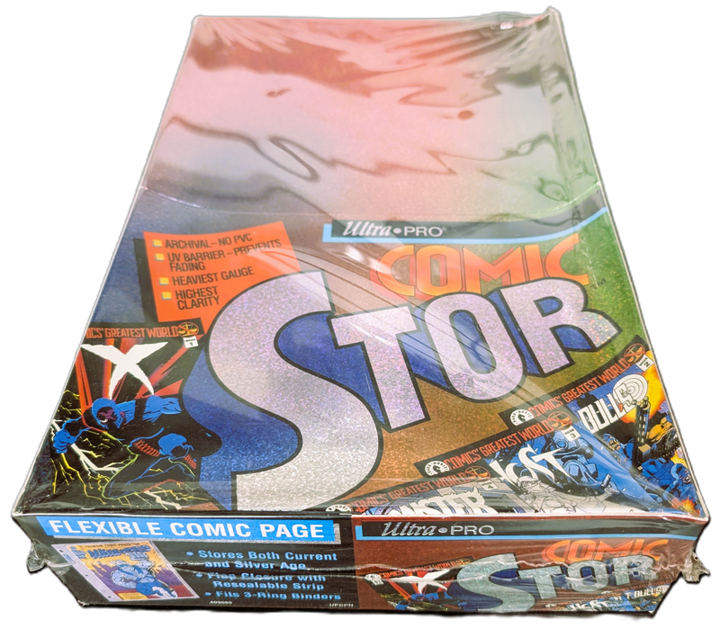 Vintage (1990's) Ultra PRO Flexible 3 Ring Binder Comic Book Sleeves - 100 Count Box