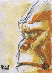 5finity JAM 2011 King Kong Sketch Card by Pugg Dogg