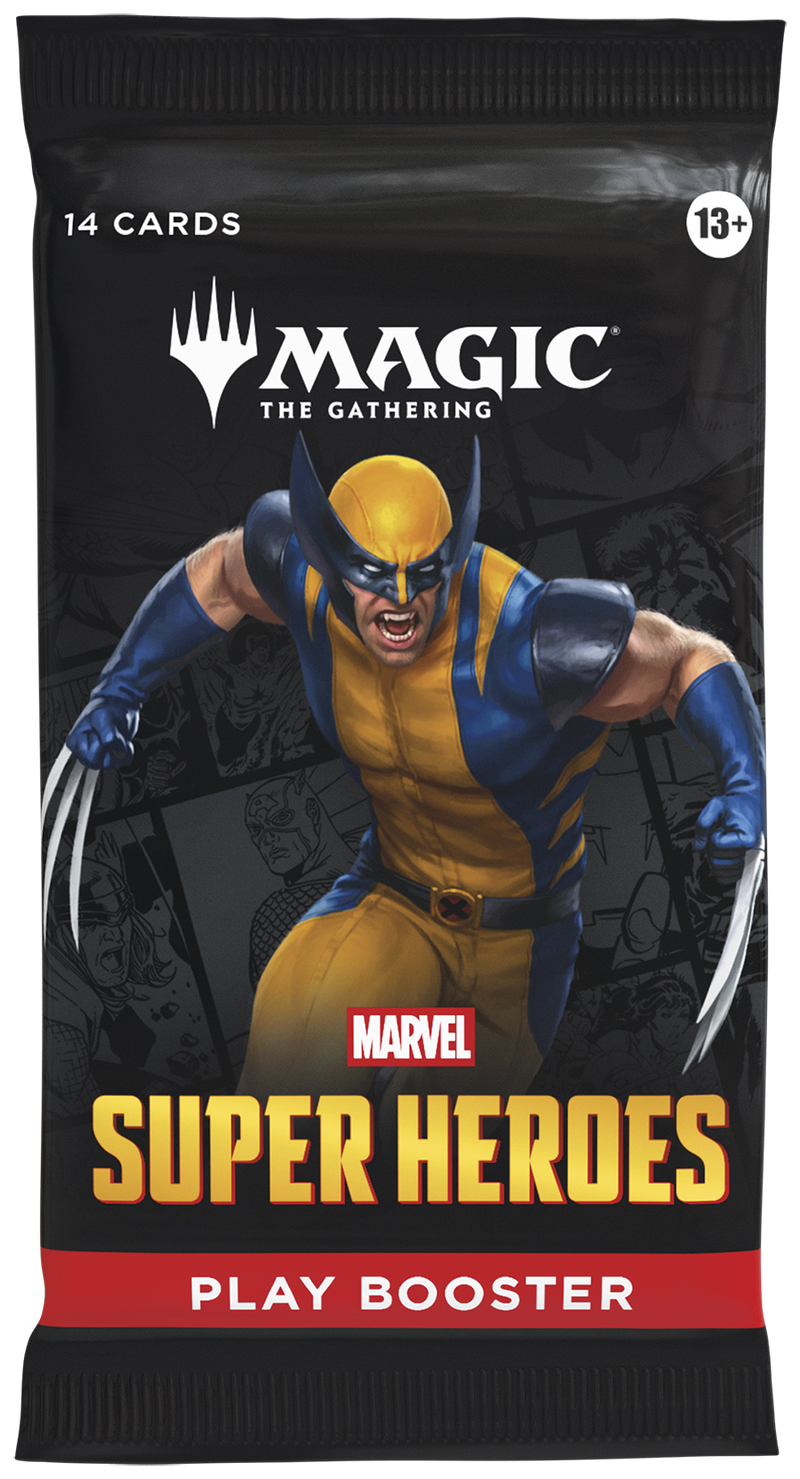 2026 Wizards Magic MTG Marvel Super Heroes Play Booster Pack