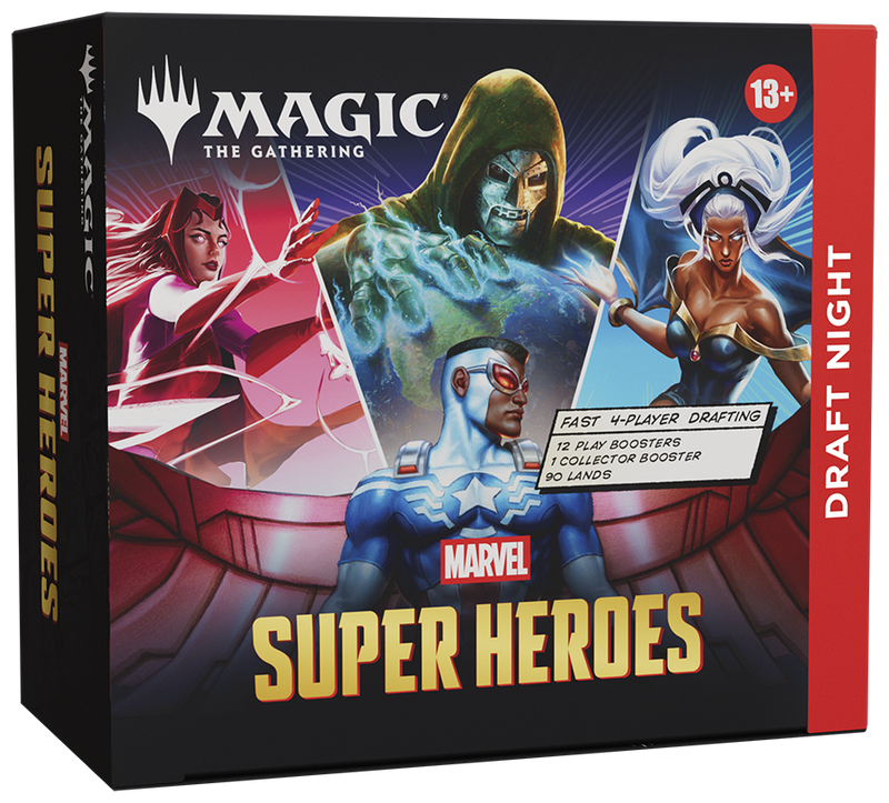 2026 Wizards Magic MTG Marvel Super Heroes Draft Night Box