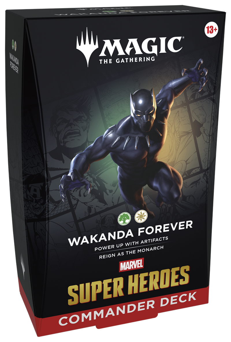 2026 Wizards Magic MTG Marvel Super Heroes Commander Deck Wakanda Forever