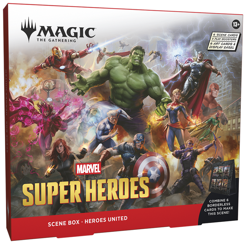 2026 Wizards Magic MTG Marvel Super Heroes United Scene Box