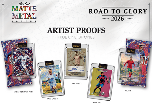 2026 Wild Card Matte Metal Soccer: Road To Glory Hobby Box | Columbia Sports Cards | Columbia Hobby - Sports Card Boxes - Toploaders - Card Savers.