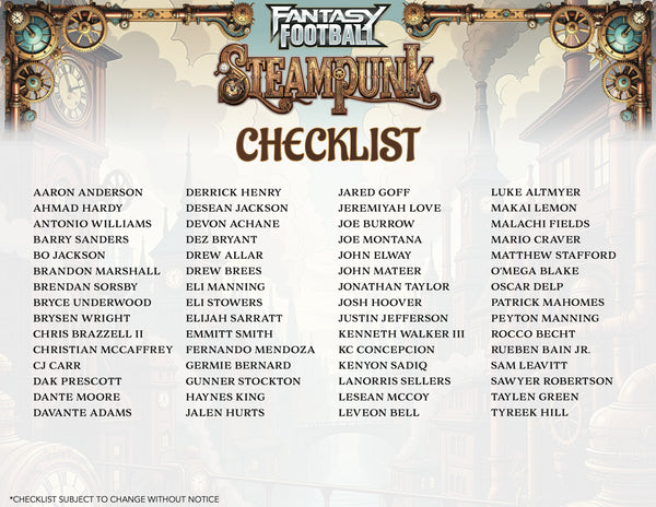 2026 Wild Card Fantasy Football: Steampunk Hobby Box | Columbia Sports Cards