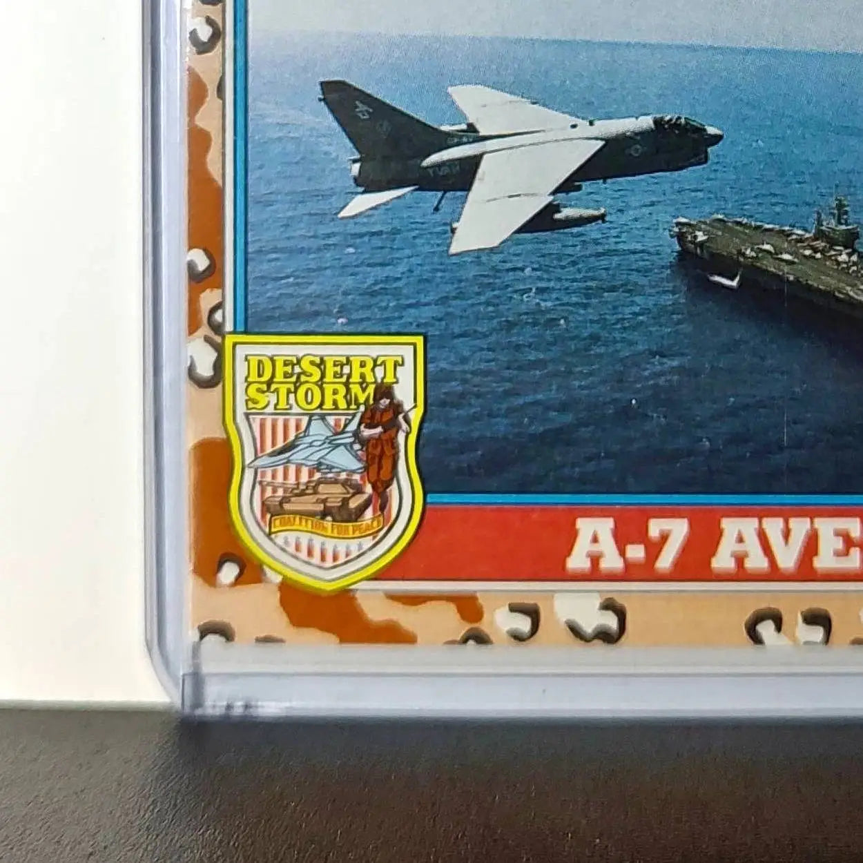 A-7 Corsair II 1991 Topps Desert Storm #112 Card