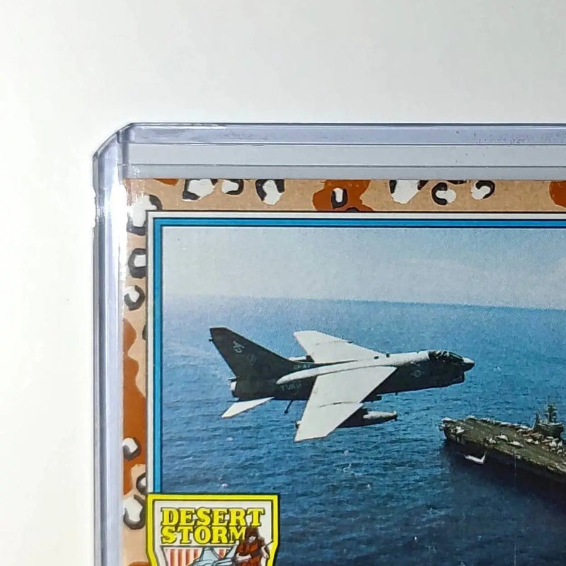 A-7 Corsair II 1991 Topps Desert Storm #112 Card