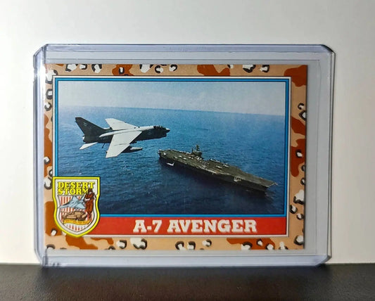 A-7 Corsair II 1991 Topps Desert Storm #112 Card - Non-Sports Card Single
