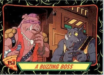 A Buzzing Boss - 1989 Topps Teenage Mutant Ninja Turtles - #151 - Non_sport - Non-Sports Card Single