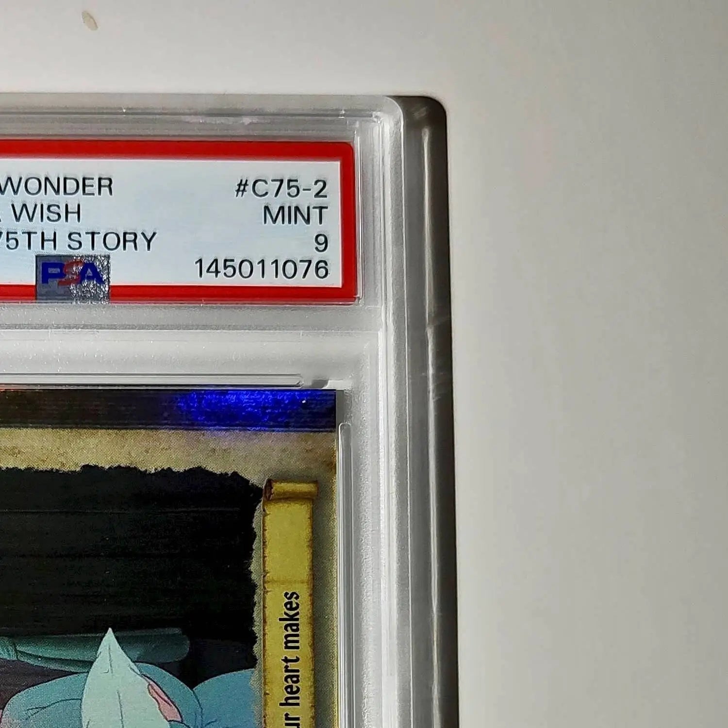 A dream is a wish your heart makes 2025 Topps Disney #C75-2 Cinderella PSA 9 - Non-Sports Card Single