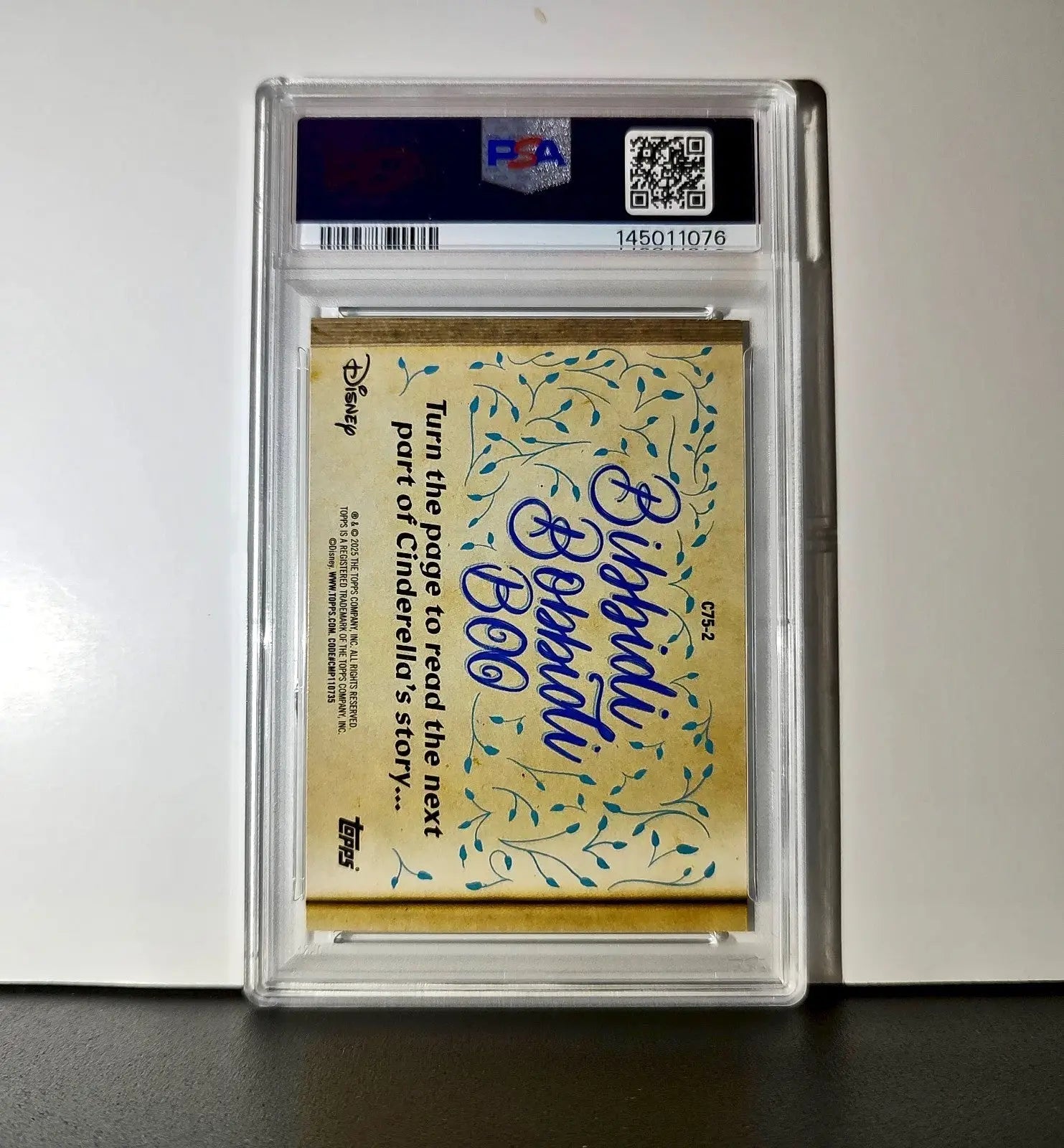 A dream is a wish your heart makes 2025 Topps Disney #C75-2 Cinderella PSA 9 - Non-Sports Card Single
