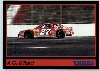 A.G. Dillard - 1991 Traks - #183 - RC Racing - Racing Card Single