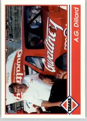A.G. Dillard - 1992 Traks - #183 - Racing - Racing Card Single