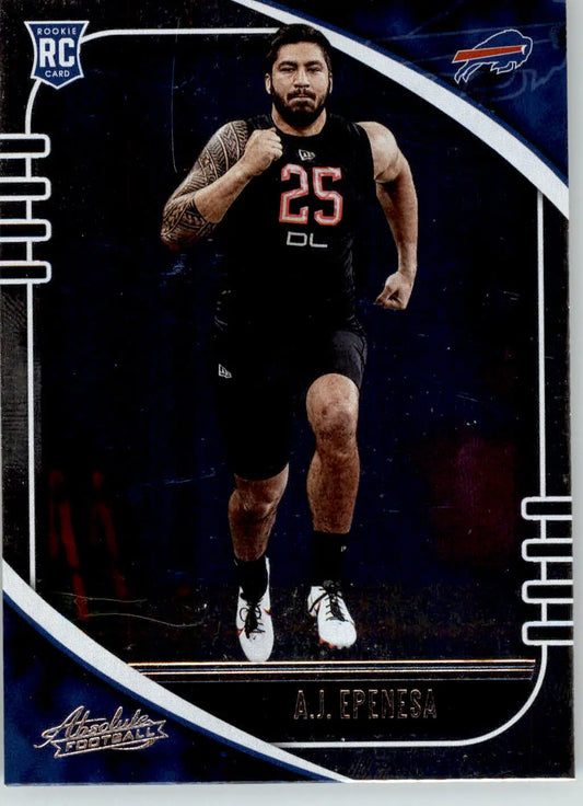 A.J. Epenesa - 2020 Panini Absolute - #101 - RC Retail Football - Football Card Single