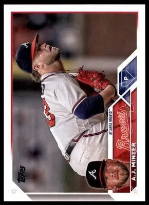 A.J. Minter 2023 Topps #159 Atlanta Braves - Baseball Card Single