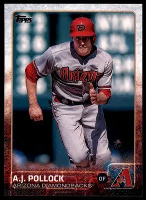 A.J. Pollock 2015 Topps #572 Arizona Diamondbacks - Baseball Card Single