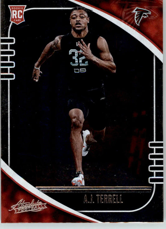 A.J. Terrell - 2020 Panini Absolute - #102 - RC Retail Football - Football Card Single