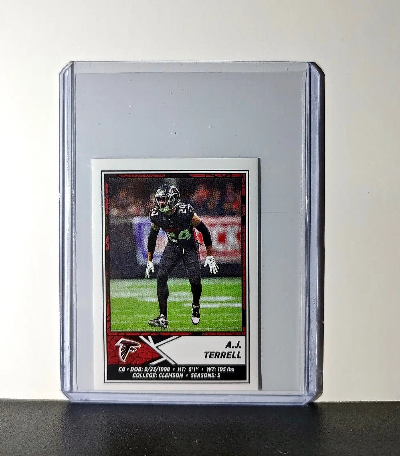 A.J. Terrell 2024 Panini NFL Sticker #437 Atlanta Falcons - Football Card Single