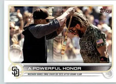A Powerful Honor - 2022 Topps - #648 - Orange Star Baseball - Baseball Card Single