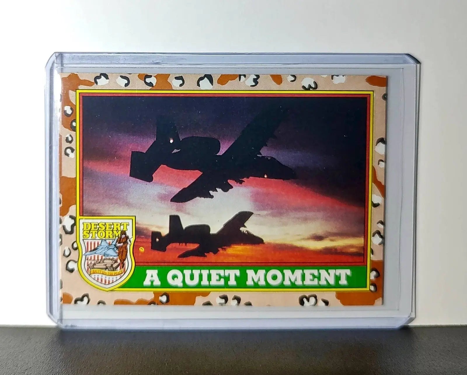 A Quiet Moment 1991 Topps Desert Storm #85 Card - Non-Sports Card Single