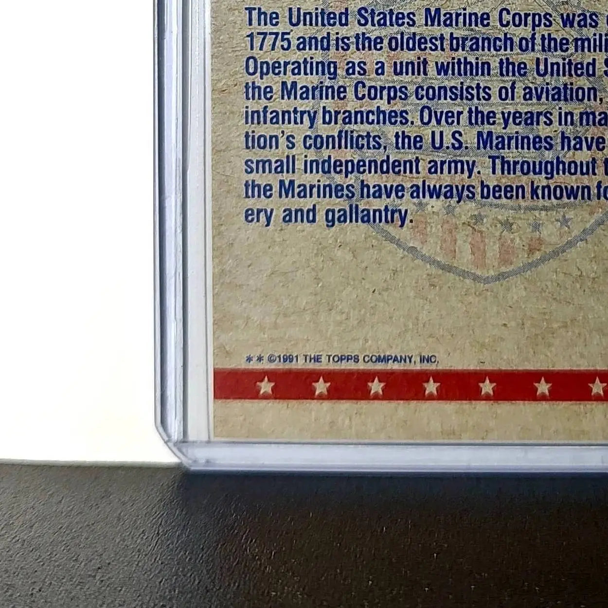 A Quiet Moment 1991 Topps Desert Storm #85 Card - Non-Sports Card Single
