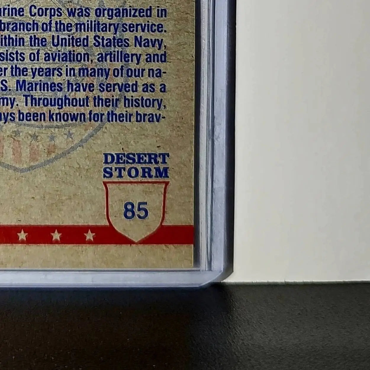 A Quiet Moment 1991 Topps Desert Storm #85 Card - Non-Sports Card Single