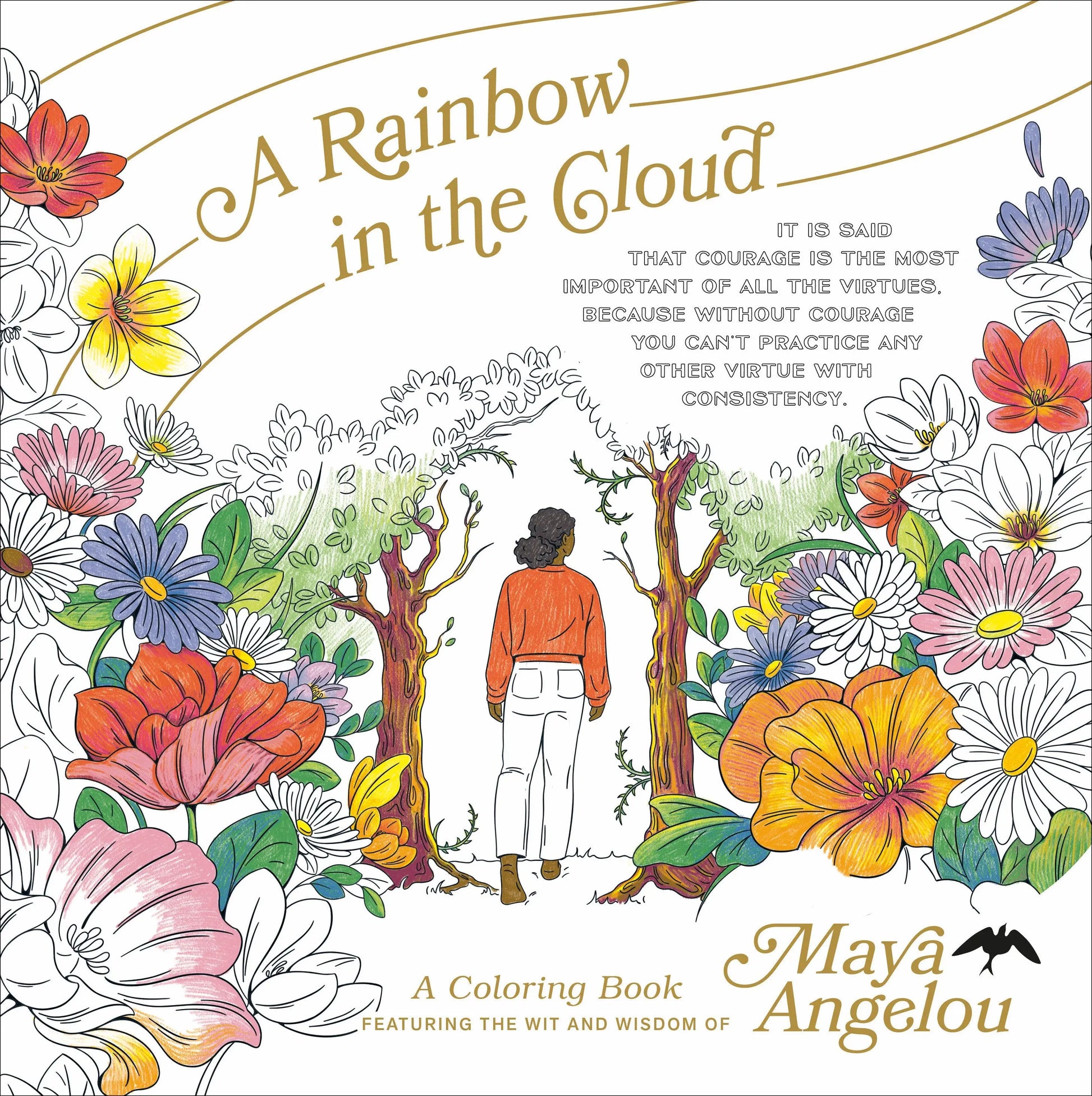 A Rainbow In The Cloud - Coloring Book