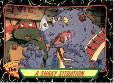 A Shaky Situation - 1989 Topps Teenage Mutant Ninja Turtles - #169 - Non_sport - Non-Sports Card Single