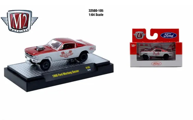 M2 Machines AutoThentics Rel 105 1:64 1966 Ford Mustang Gasser - Collectibles