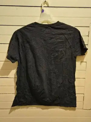 Shop4Ever T-Shirt Mens L Black Pirate Skull Crossbones Graphic Short Sleeve - Apparel