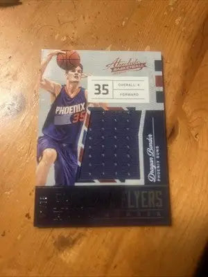 A72,630 - 2016-17 Absolute Freshman Flyer Jumbo Jerseys #3 Dragan Bender/75 - Basketball Card Single