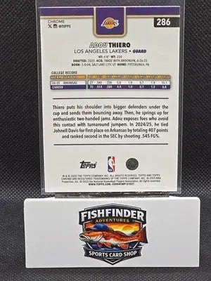 2025-26 Topps Chrome - Adou Thiero #286 (RC) - Basketball Card Single