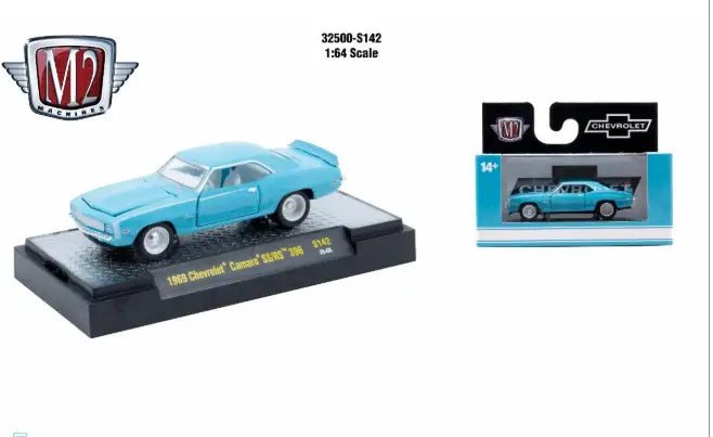 M2 Machines AutoThentics Rel S142 1:64 1969 Chevrolet Camaro SS/RS 396 - Collectibles