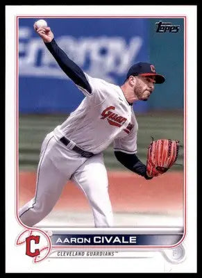 Aaron Civale 2022 Topps Update #US49 Cleveland Guardians - Baseball Card Single
