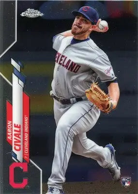 Aaron Civale Rookie 2020 Topps Chrome #143 Cleveland Indians - Baseball Card Single