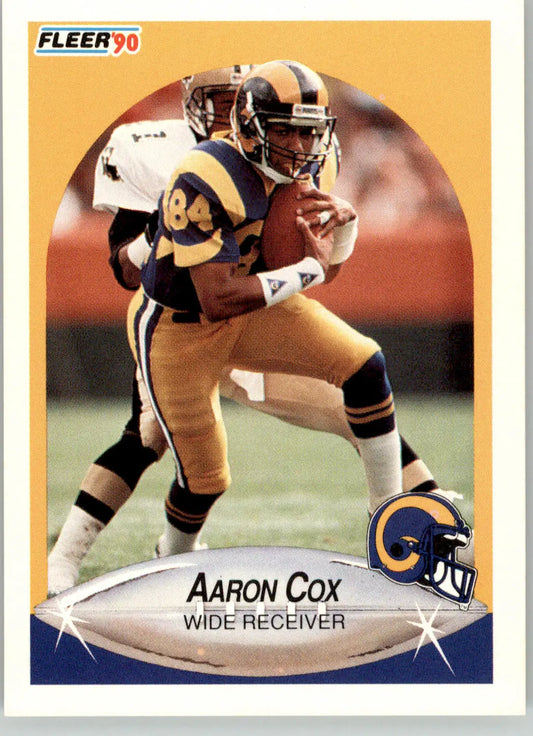 Aaron Cox - 1990 Fleer Update - #U-53 - Football - Football Card Single