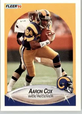 Aaron Cox - 1990 Fleer Update - #U-53 - Football - Football Card Single