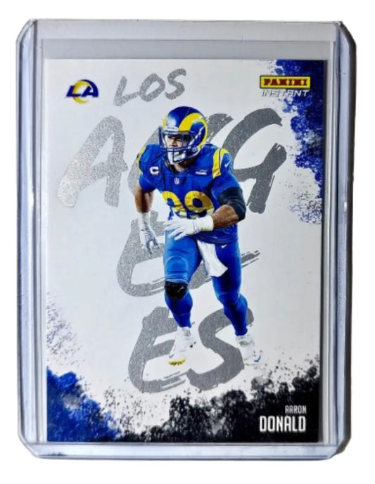Aaron Donald 2020 Panini NFL Instant My City #1 Football Card 1 of 1275 - Football Card Single
