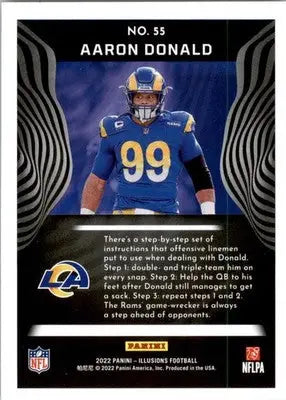 Aaron Donald - 2022 Panini Illusions - #55 - Retail Football - Football Card Single