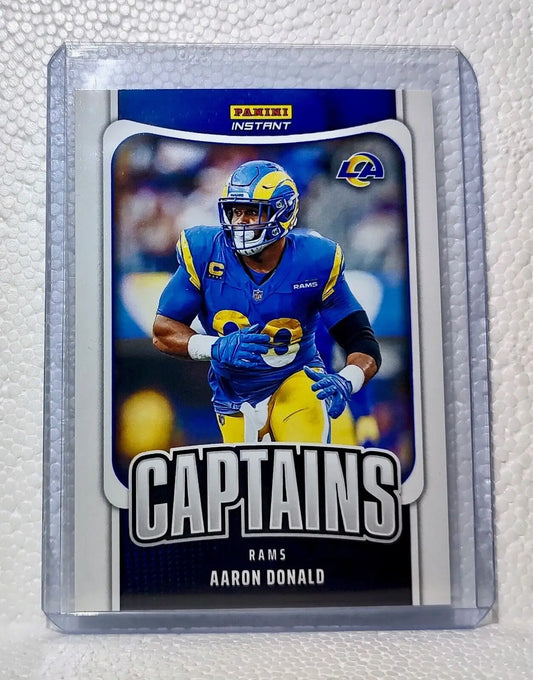 Aaron Donald 2023 Panini NFL Captain #19 Football Card Los Angeles Rams 1/331 - Football Card Single