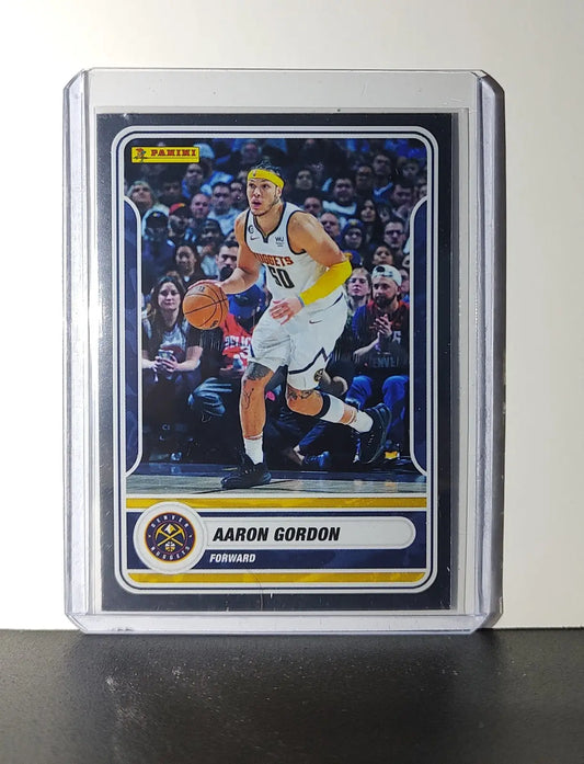 Aaron Gordon 2023-24 Panini NBA Sticker Foil Card #18 Denver Nuggets - Basketball Card Single