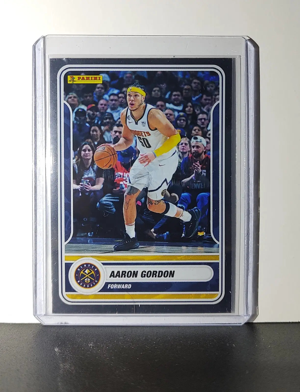 Aaron Gordon 2023-24 Panini NBA Sticker Foil Card #18 Denver Nuggets - Basketball Card Single