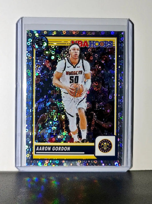 Aaron Gordon 2023-24 Panini Premium NBA Hoops #132 Disco Prizm Card Nuggets - Basketball Card Single