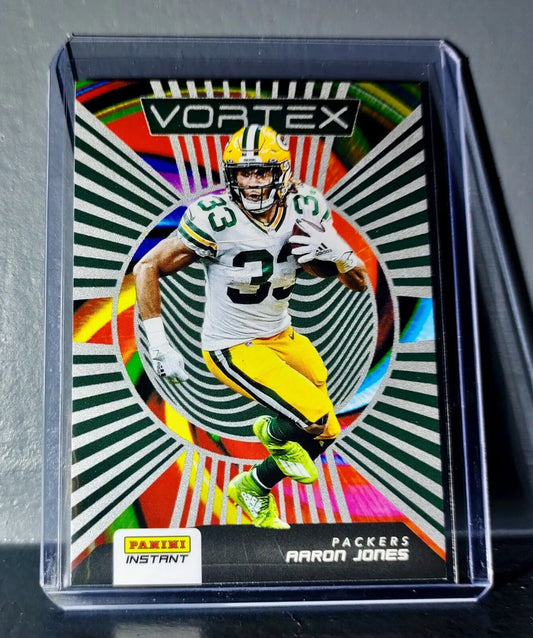 Aaron Jones 2020 Panini NFL Instant Vortex #18 Football Card 1/935 - Football Card Single