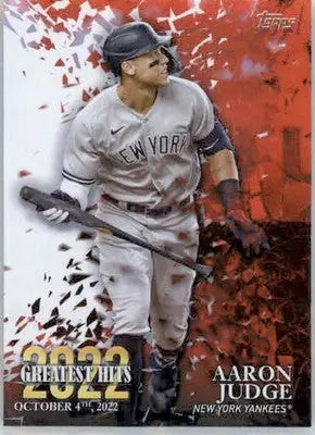 Aaron Judge - 2023 Topps - #22GH-25 - 2022 Greatest Hits Baseball - Baseball Card Single