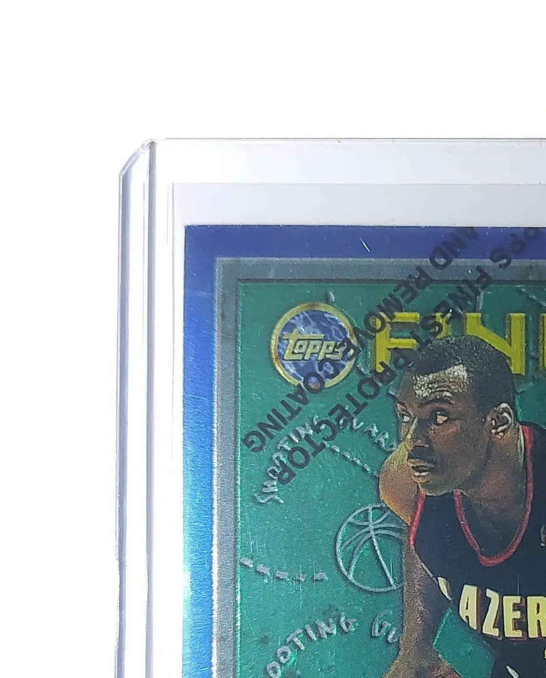 Aaron McKie 1995-96 Topps Finest NBA #196 Card Trail Blazers - Basketball Card Single