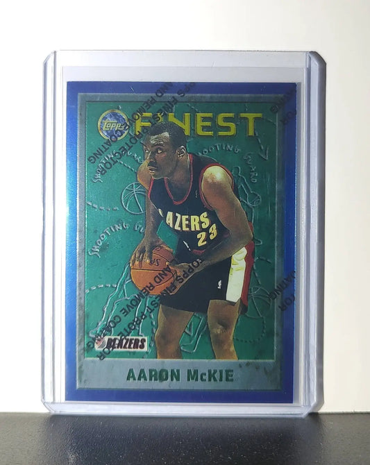 Aaron McKie 1995-96 Topps Finest NBA #196 Card Trail Blazers - Basketball Card Single