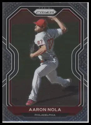 Aaron Nola 2021 Panini Prizm #147 Philadelphia Phillies - Baseball Card Single
